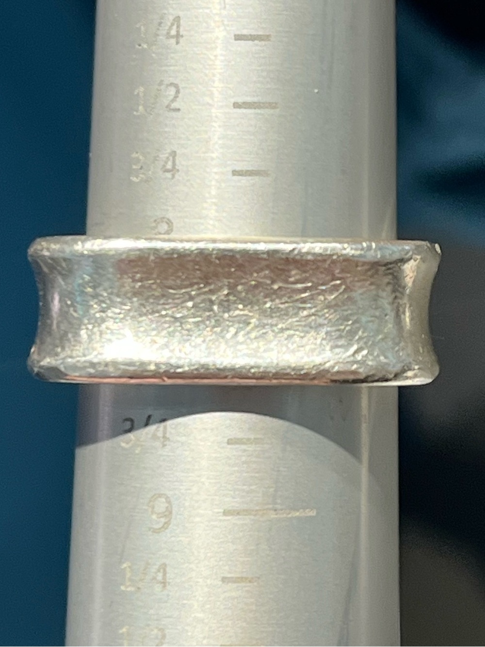 Tiffany & Co. 1837 Square Wide Band Ring .925 SS Size 8 Retired Unisex - Picture 12 of 12